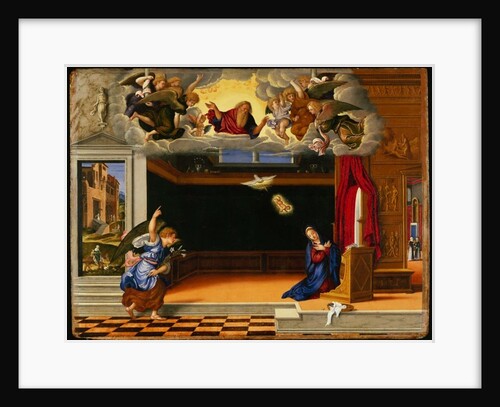 The Annunciation, c.1540 by Girolamo da Santacroce
