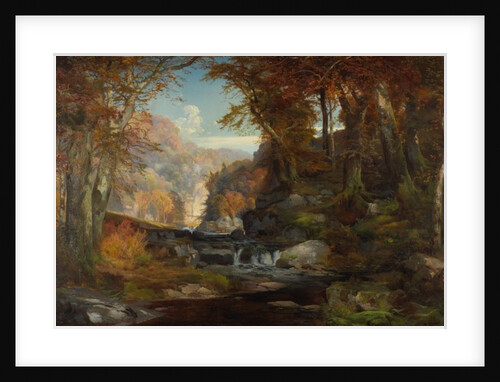 A Scene on the Tohickon Creek: Autumn, 1868 by Thomas Moran