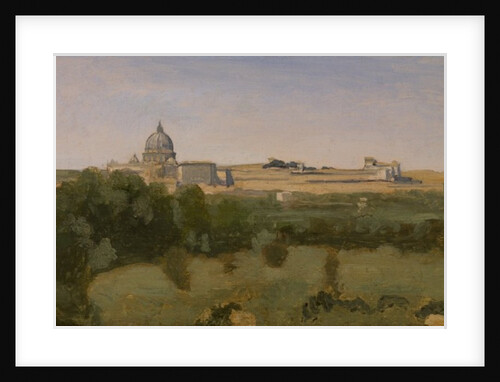 View of St. Peter's, Rome, 1826 by Jean Baptiste Camille Corot