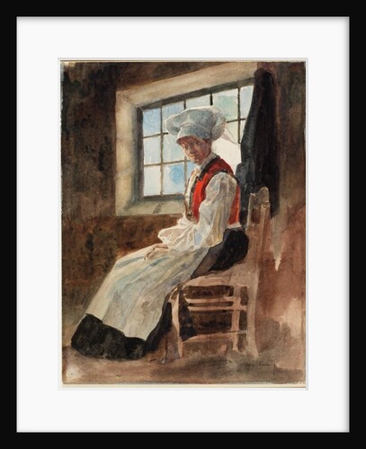 Scandinavian Peasant Woman in an Interior, c.1906 by Alexandre Lunois