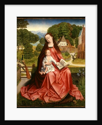 Virgin and Child in a Landscape, c.1492-98 by Master of the Embroidered Foliage