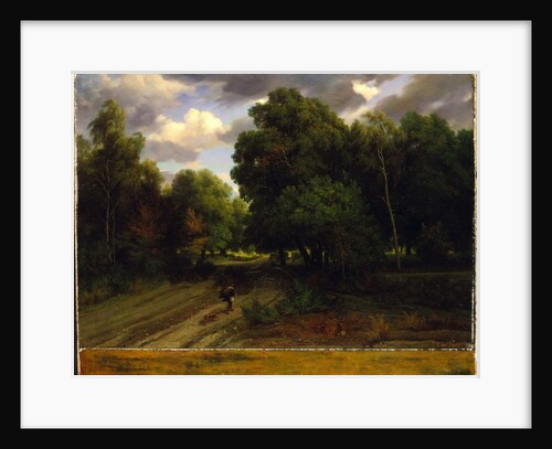 The Crossroads of the Eagle's Nest, Fontainebleau Forest, 1843-44 by Charles Francois Daubigny