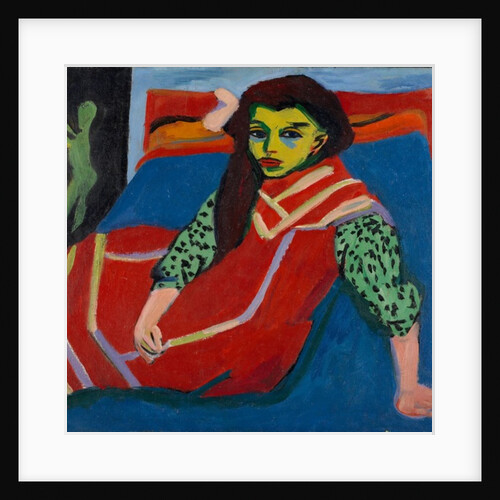 Seated Girl, 1910 by Ernst Ludwig Kirchner