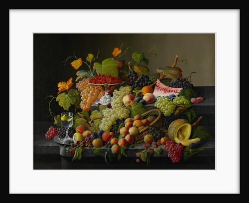 Abundant Fruit, 1858 by Severin Roesen
