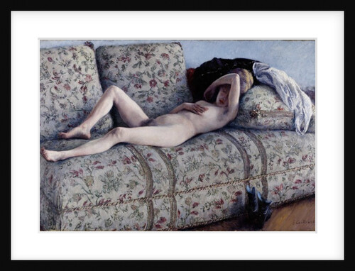 Nude on a Couch, c.1880 by Gustave Caillebotte
