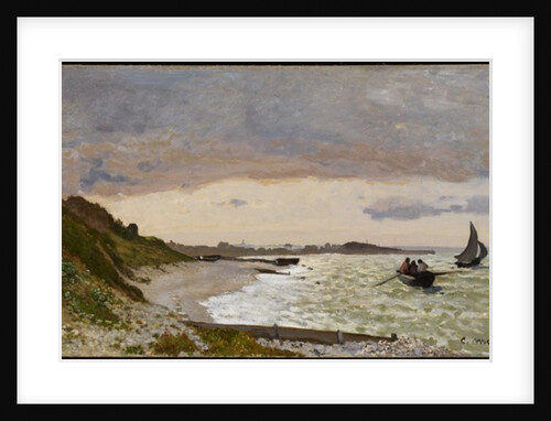 The Seashore at Sainte-Adresse, 1864 by Claude Monet