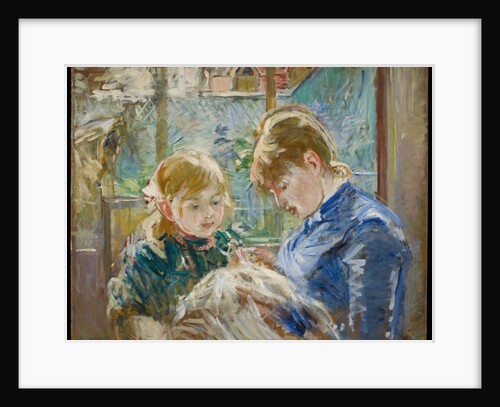 The Artist's Daughter, Julie, with her Nanny, c.1884 by Berthe Morisot