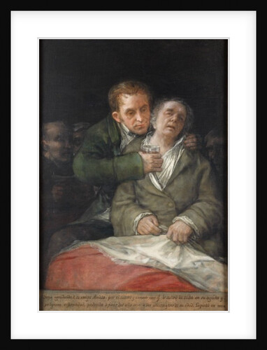 Self-Portrait with Dr. Arrieta, 1820 by Francisco Jose de Goya y Lucientes