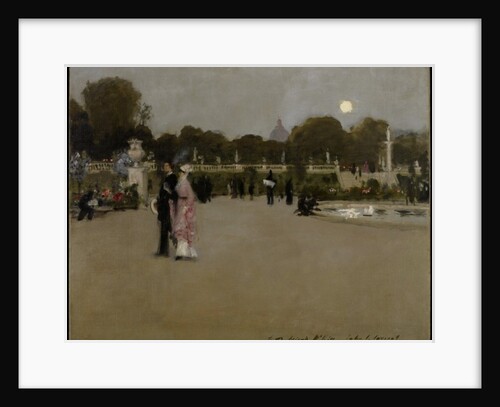 Luxembourg Gardens at Twilight, 1879 by John Singer Sargent