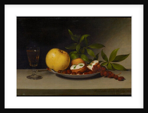 Still Life with Fruit, Cakes and Wine, 1821 by Raphaelle Peale