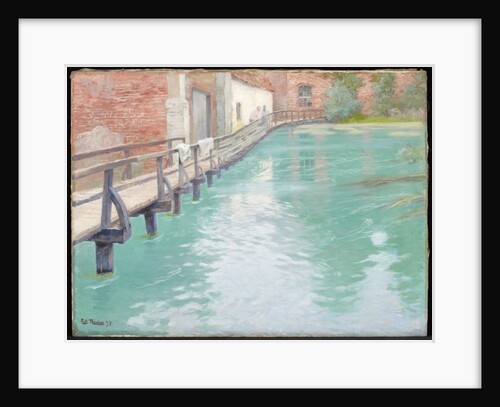 The Mills at Montreuil-sur-Mer, Normandy, 1891 by Fritz Thaulow
