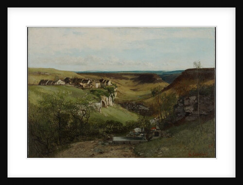 Château d’Ornans, 1855 by Gustave Courbet