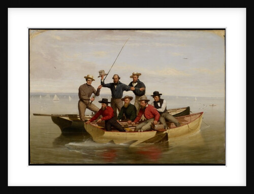 A Fishing Party Off Long Island, 1860 by Junius Brutus Stearns