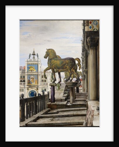 The Bronze Horses of San Marco, Venice, 1876 by Charles Caryl Coleman