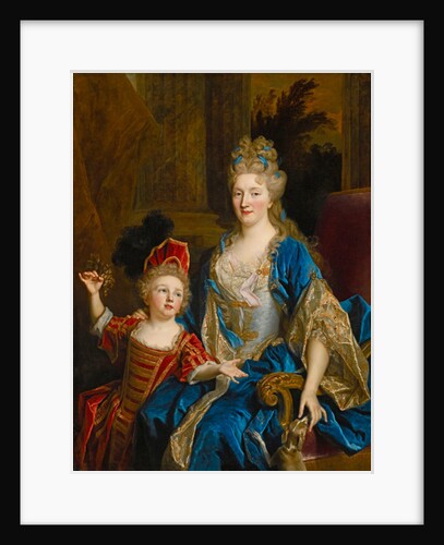Portrait of Catherine Coustard, Marquise of Castelnau, with her Son Leonor, c.1699 by Nicolas de Largilliere