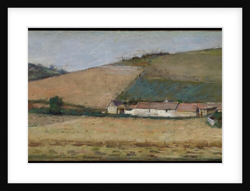 A Farm Among Hills, Giverny, c.1887 by Theodore Robinson