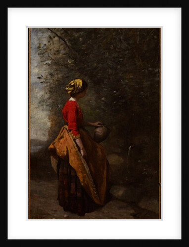 Peasant Girl at the Spring, c.1860-65 by Jean Baptiste Camille Corot
