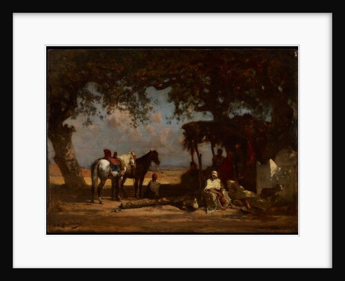 An Arab Encampment, c.1880 by Gustave Guillaumet