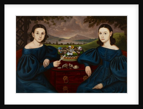 Ann and Eliza Dusenberry, 1838 by Orlando Hand Bears