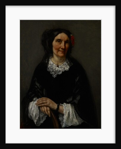 Portrait of Anika Psalmon, Mrs. Robin, 1862 by Gustave Courbet