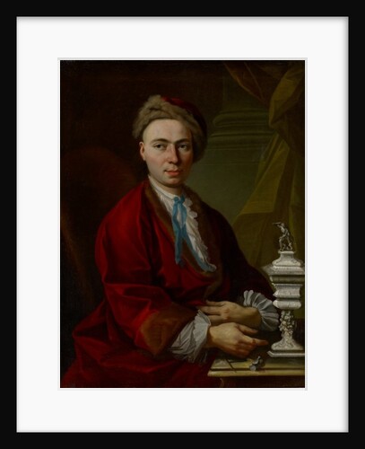 Portrait of the Silversmith Johann Friedrich Baer, c.1770 by Johann Daniel (attr. to) Heimlich