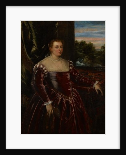 Portrait of Dogaressa Morosina Morosini, 1570-80 by Jacopo Robusti Tintoretto
