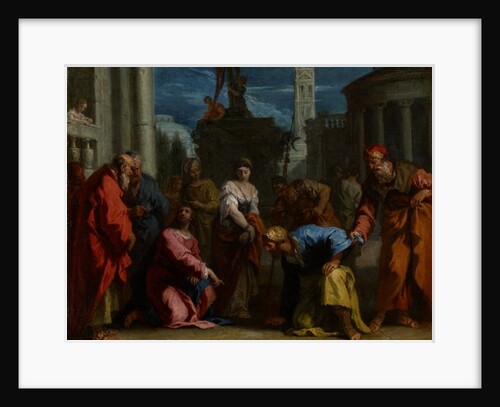 Christ and the Woman Taken in Adultery, c.1710 by Sebastiano Ricci