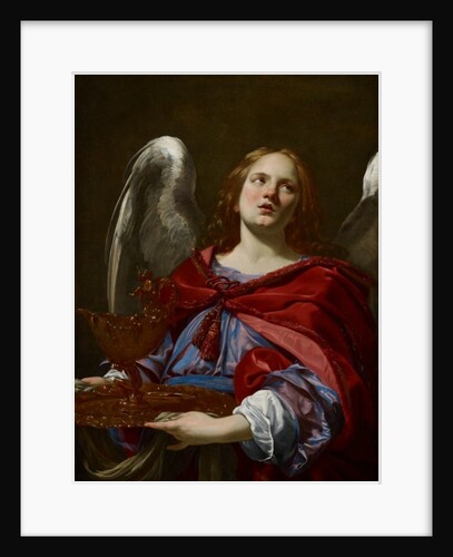 Angels with Attributes of the Passion: Angel Holding the Vessel and Towel for washing the hands of Pontius Pilate, c.1624 by Simon Vouet