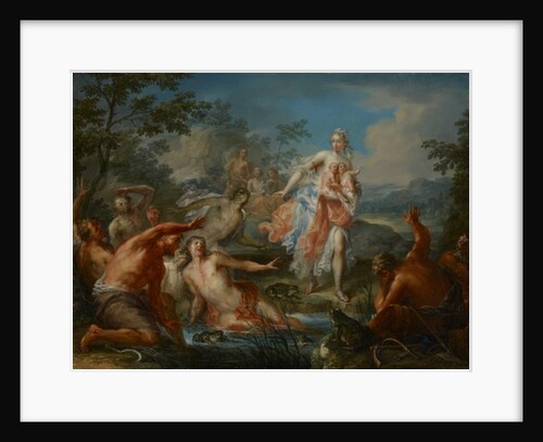 Latona Turning the Lycian Peasants into Frogs, c.1730 by Johann Georg Platzer