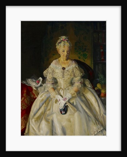 Mrs. T. in Cream Silk, No.2, 1920 by George Wesley Bellows