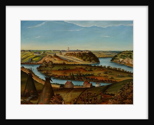 View of Fort Snelling, c.1850 by Edward K. Thomas