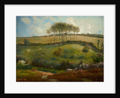 Pasture near Cherbourg, 1871-2 by Jean-Francois Millet