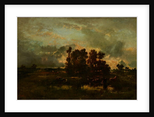 Wet Pasture, c.1870 by Narcisse Virgile Diaz de la Pena