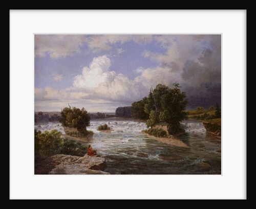 St. Anthony Falls As It Appeared in 1848, 1855 by Henry Lewis