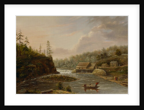 Cheever's Mill on the St. Croix River, 1847 by Henry Lewis