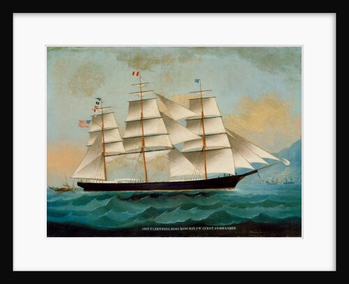 The Ship Fleetwing, Hong Kong Bay, J. W. Guest, Commander by Lai Sung