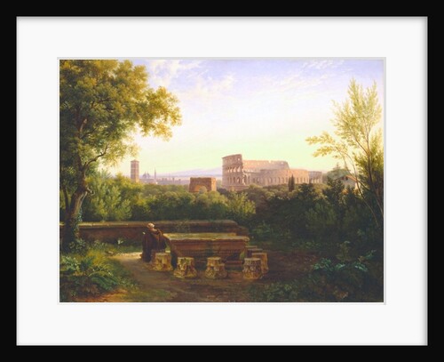 View of the Colosseum from the Orti Farnesiani, 1833 by Antoine Felix Boisselier