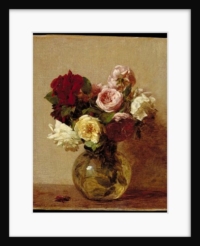 Roses, 1884 by Ignace Henri Jean Fantin-Latour