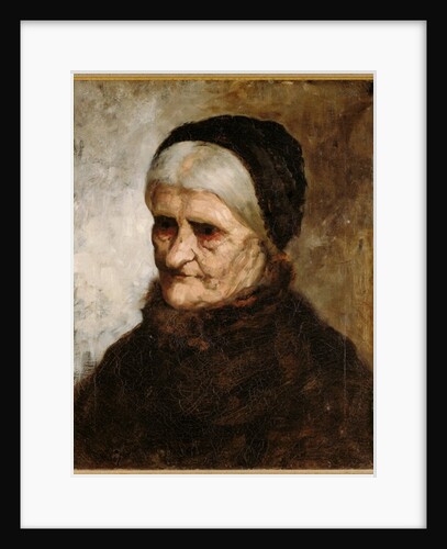 Head of an Old Woman, 1881 by Robert Koehler