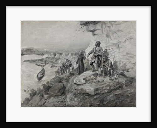 Voyageurs, 1898 by Charles Marion Russell