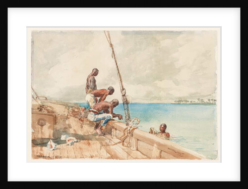 The Conch Divers, 1885 by Winslow Homer