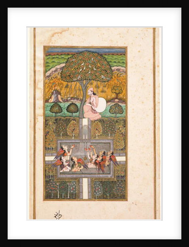 Raja Bikram and the Angels by Nusrati of Bijapur