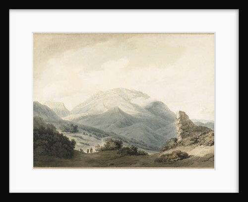 Mount Parnassus from the Road Between Livadia and Delphi, c.1790 by John Robert Cozens