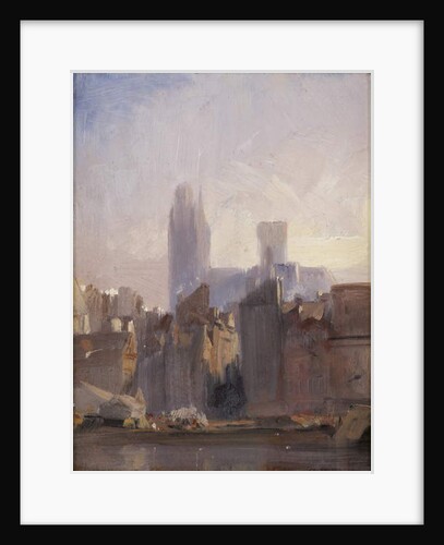 Rouen Cathedral, Sunrise, 1825 by Richard Parkes Bonington