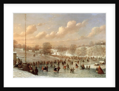 Skating Scene, Central Park, 1865 by Johann Mongels Culverhouse
