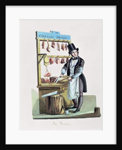 The Butcher, c.1840-44 by Nicolino Calyo