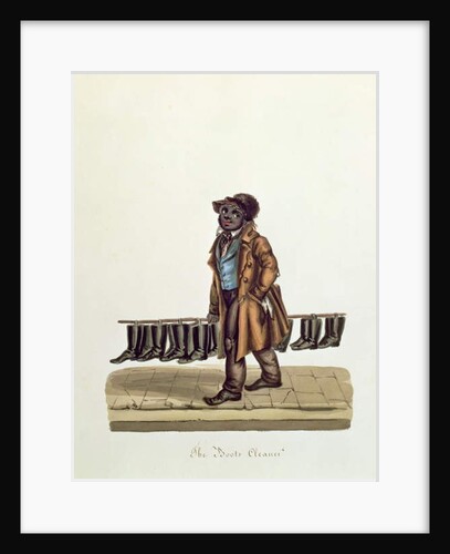 The Boots Cleaner, c.1840 by Nicolino Calyo