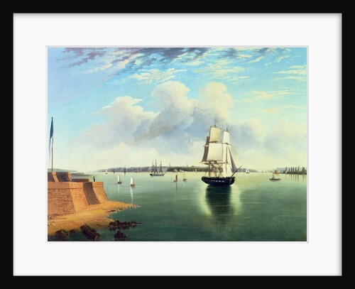 View of New York from Bedloes Island, 1867 by Joseph B. Pringle