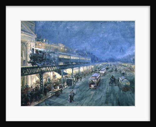 The Bowery at Night, 1895 by William Louis Jnr. Sonntag