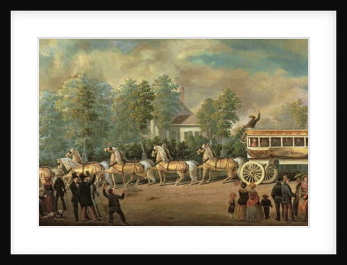 Coach 76 of the Knickerbocker Line, Brooklyn, c.1840-50 by Henry Boese